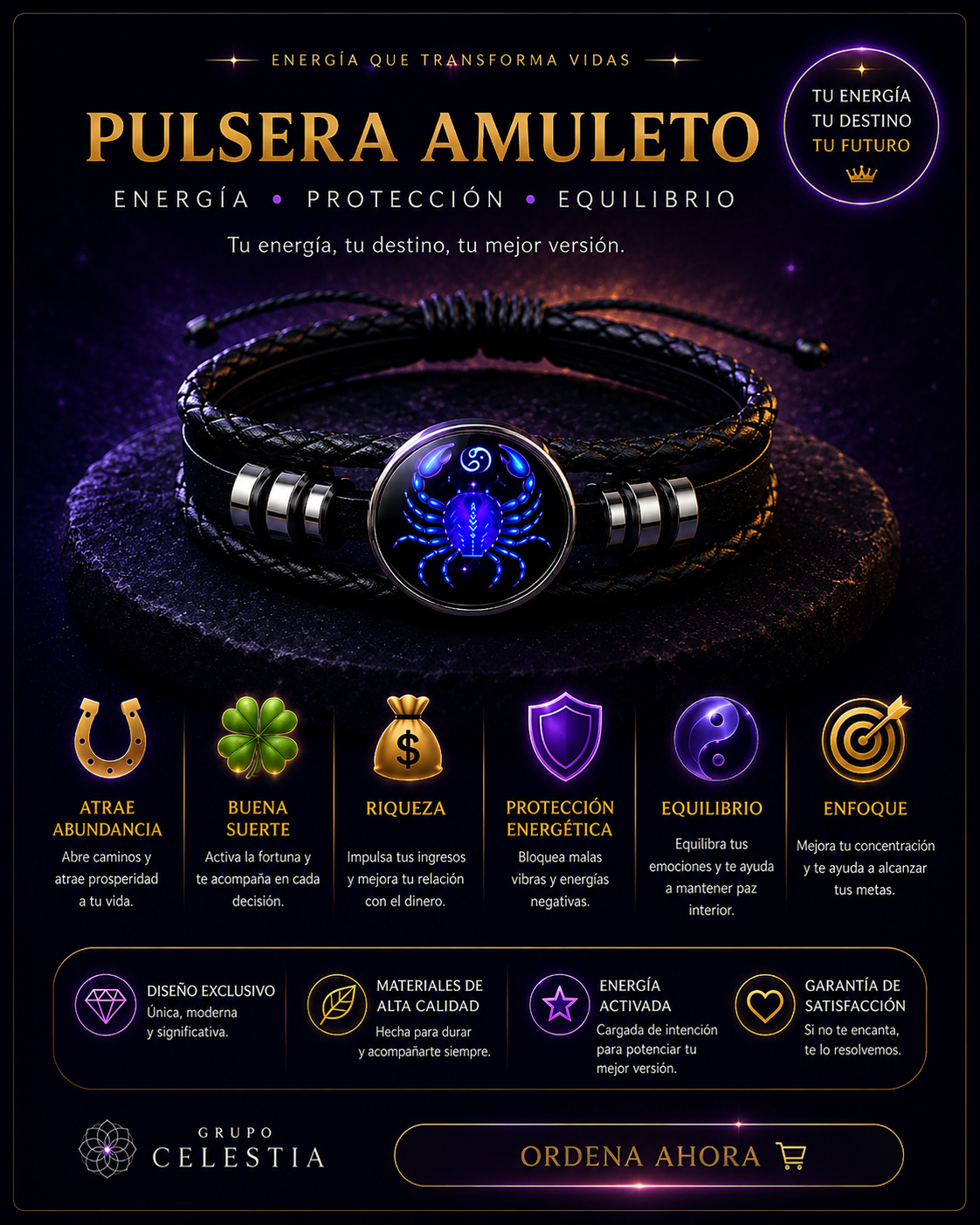 PULSERA AMULETO